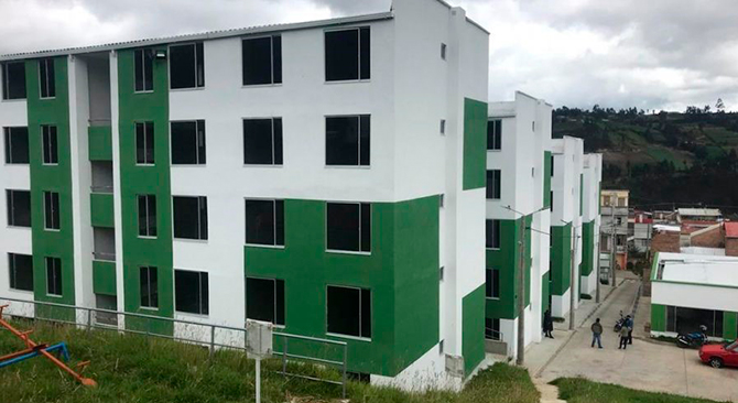 Urbanización Villa Aurora en Potosí, Nariño. Foto: Cortesía de la alcaldía de Potosí.