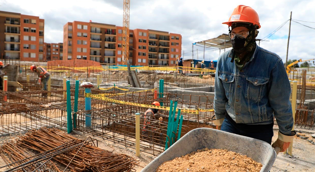 El empleo está en línea con lo que ha sucedido con las ventas de vivienda nueva, que en 2020 sumaron 200.324 unidades comercializadas. Foto: René Valenzuela (MVCT)