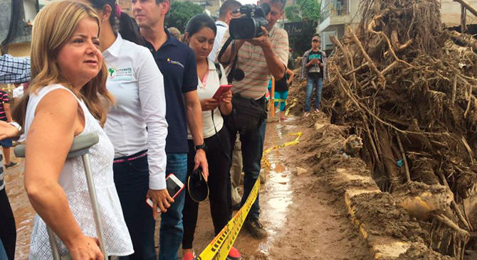 Santos anuncia soluciones inmediatas y a largo plazo en agua potable para Mocoa