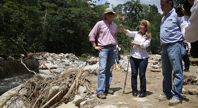 Soluciones de agua potable para Mocoa avanzan eficazmente