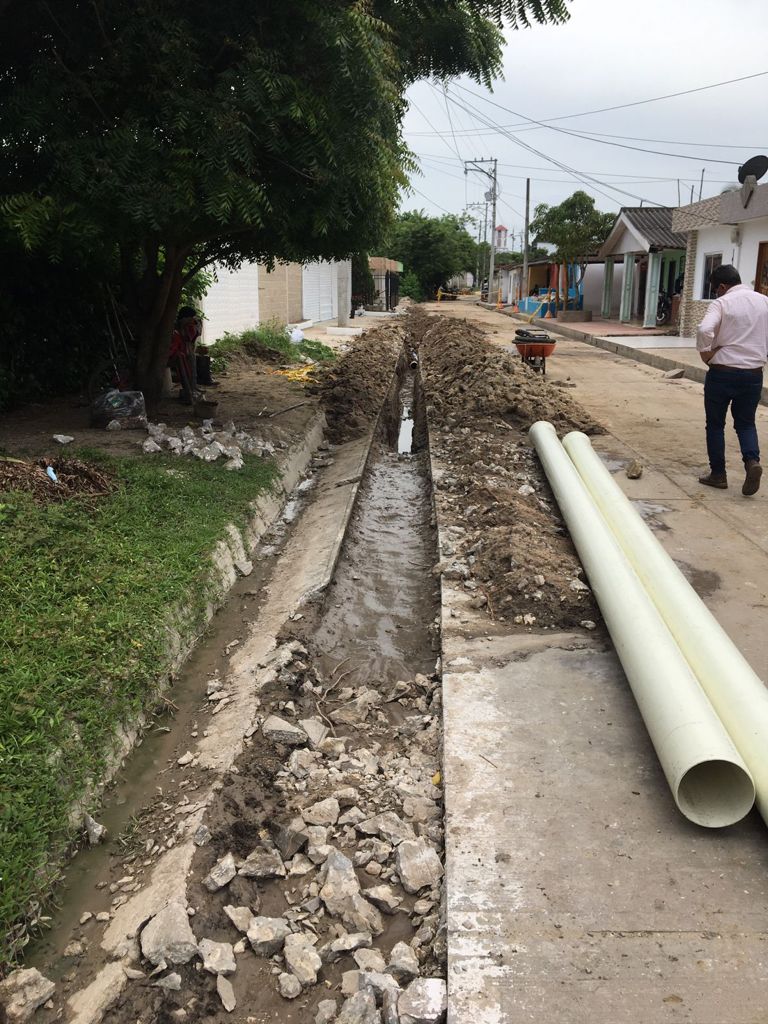 Obras Baranora, Atlántico. Foto: Dirección de Infraestructura. MVCT.