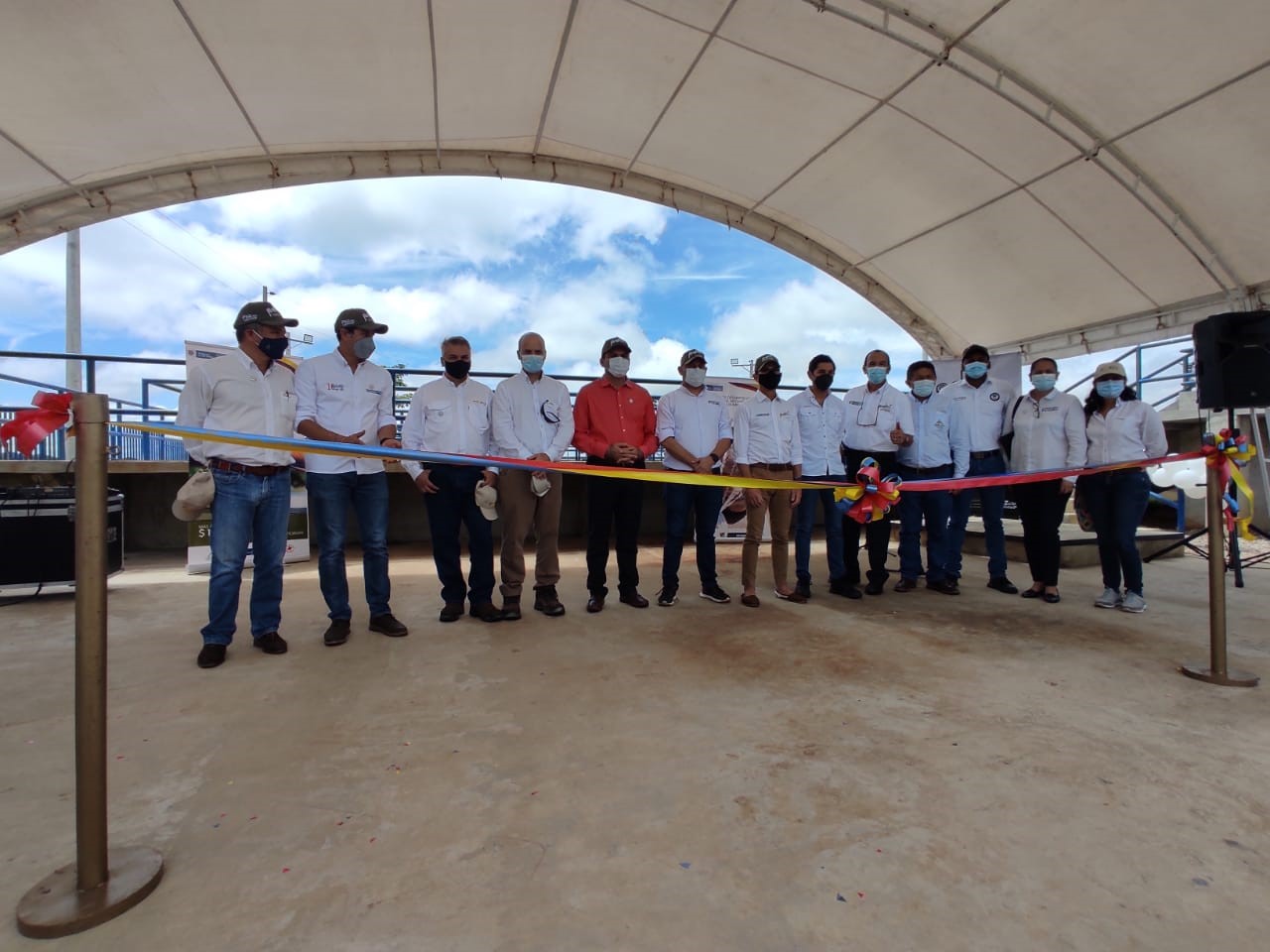 Corte de cinta obras Tame, Arauca. Foto: Viceministerio de Agua (MVCT)