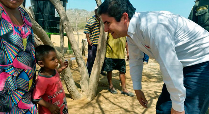 Gobierno Nacional invierte mas de 160 mil millones de pesos en el abastecimiento de agua potable para La Guajira