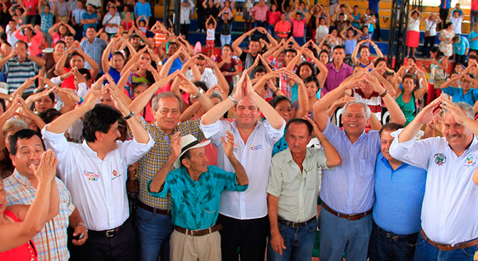 La vivienda gratuita y los proyectos de agua y saneamiento tambien llegaron al Putumayo y Huila