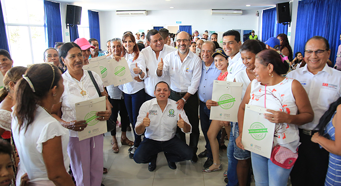Nuevos propietarios de vivienda en el Cesar