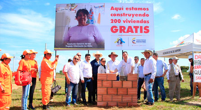 A Casanare y Meta llego segunda fase de casas gratis