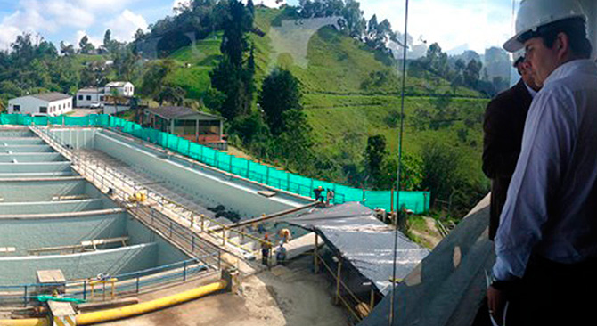 Al cumplirse 3 anos del derrumbe que dejo sin agua a Manizales las obras en la Planta Niza ya estan casi listas