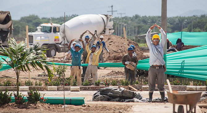 El sector de la construccion jalono el crecimiento de la economia en 2014