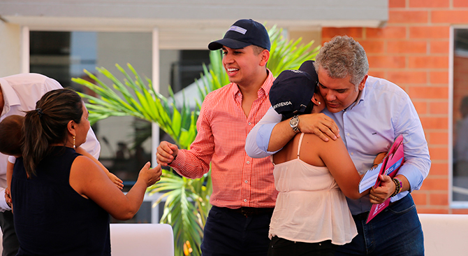 El presidente Ivan Duque entrego subsidios de los programas Semillero de Propietarios Mi Casa Ya y Concurrencia de Subsidios en Ibague