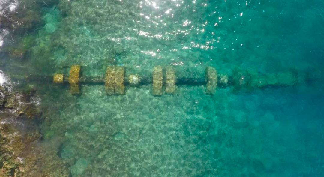 Emisario Submarino. Foto: Corporación Coralina.