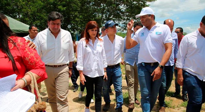 Algarrobo Magdalena estrena sistema de alcantarillado y tratamiento de aguas residuales