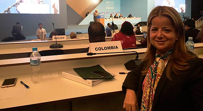 Delegacion colombiana en Habitat III logro incluir sus tres prioridades en la nueva agenda urbana mundial