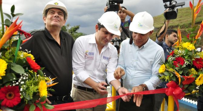 Hoy 947 mil pereiranos cuentan con mejor calidad de agua gracias a la puesta en marcha de la Planta de Tratamiento La Aurora