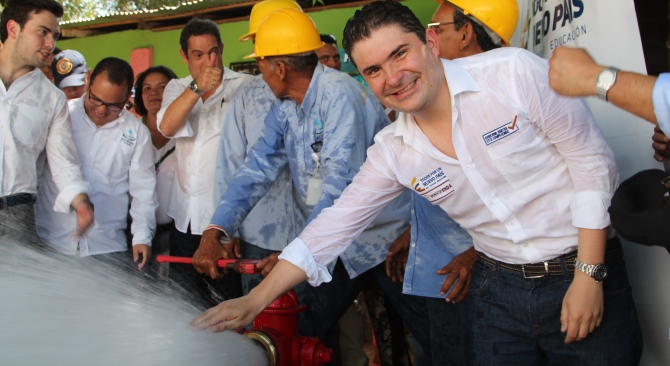 Hoy gracias a un proceso de contratacion transparente Carmen de Bolivar tiene agua Minvivienda