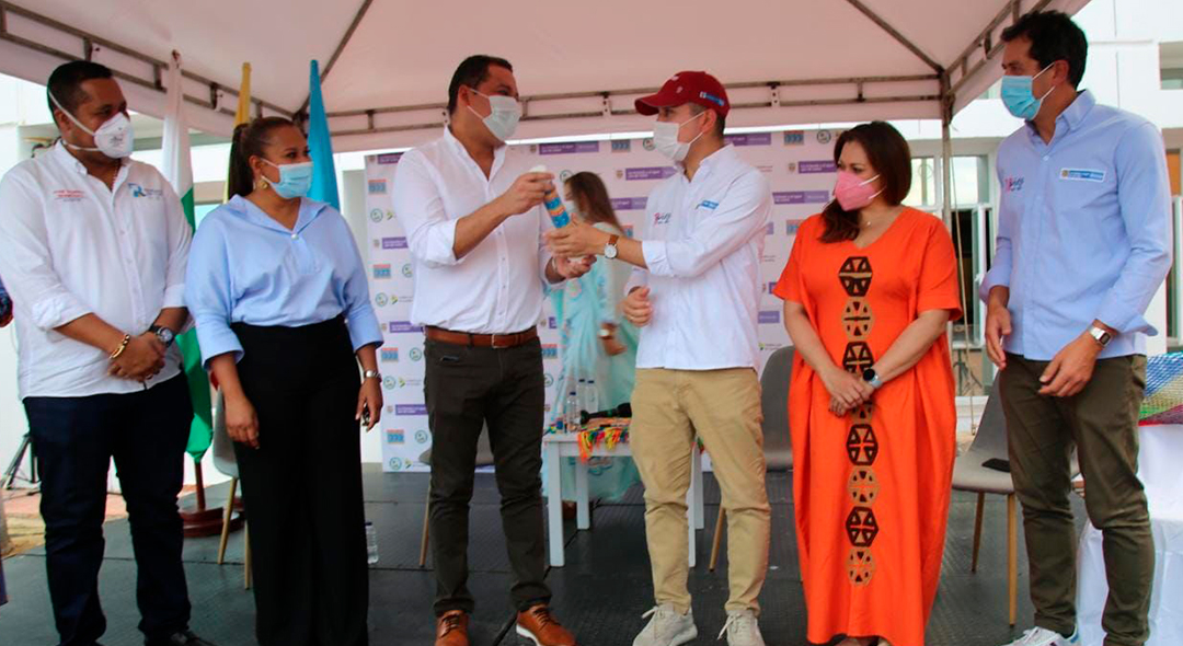 Es un nuevo comienzo para el departamento de La Guajira en materia institucional y un punto de inflexión para su desarrollo, dijo el Ministro de Vivienda. Foto: Sharon Durán (MVCT)