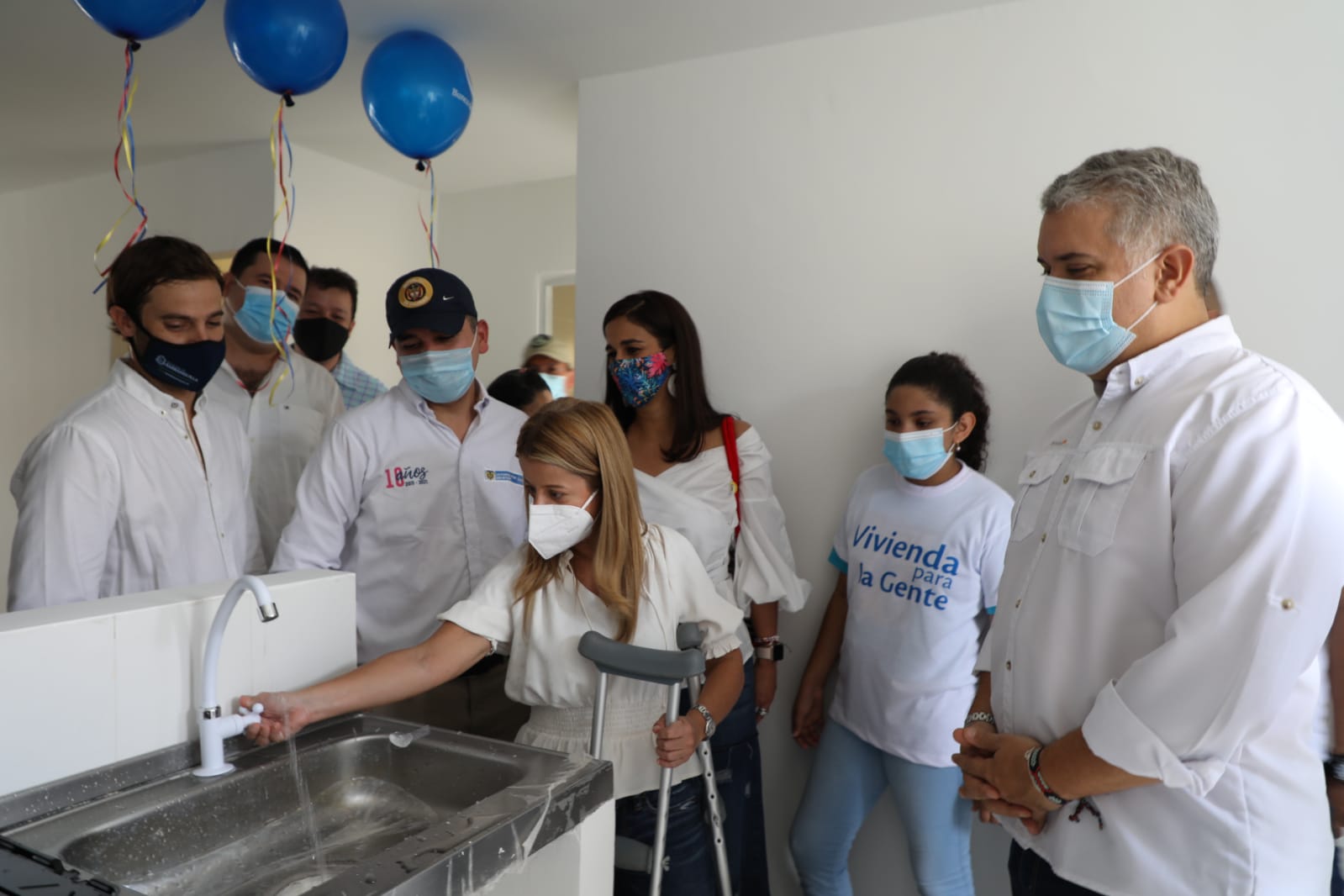 La continuidad del servicio de agua potable, otra de las tareas que está cumpliendo el Gobierno Nacional en el departamento del Atlántico. Foto: René Valenzuela (MVCT)