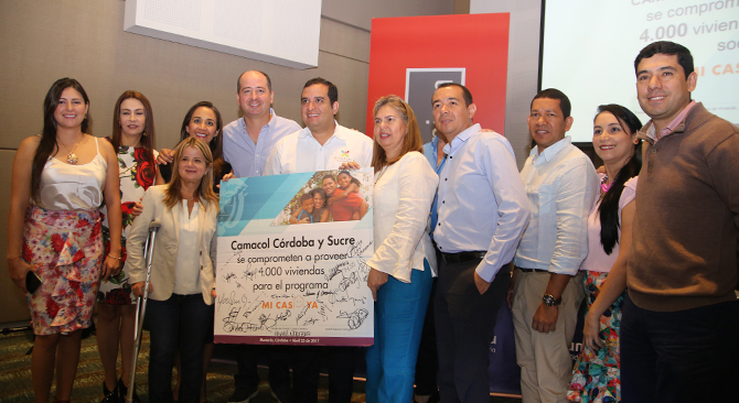 Constructores de Cordoba y Sucre prometen iniciar 4 mil viviendas con Mi Casa Ya este ano