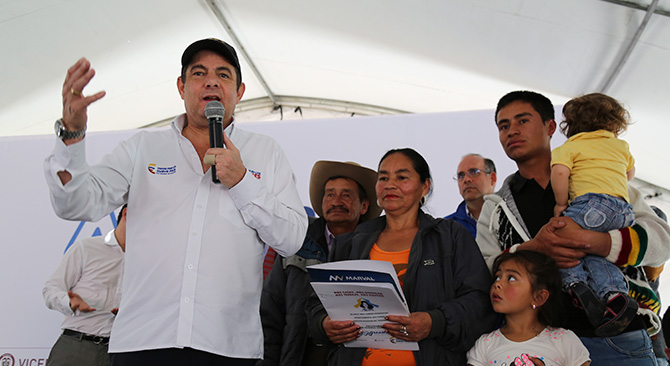 Gobierno Nacional entrego hoy proyecto de viviendas gratis para Bogota con 252 unidades