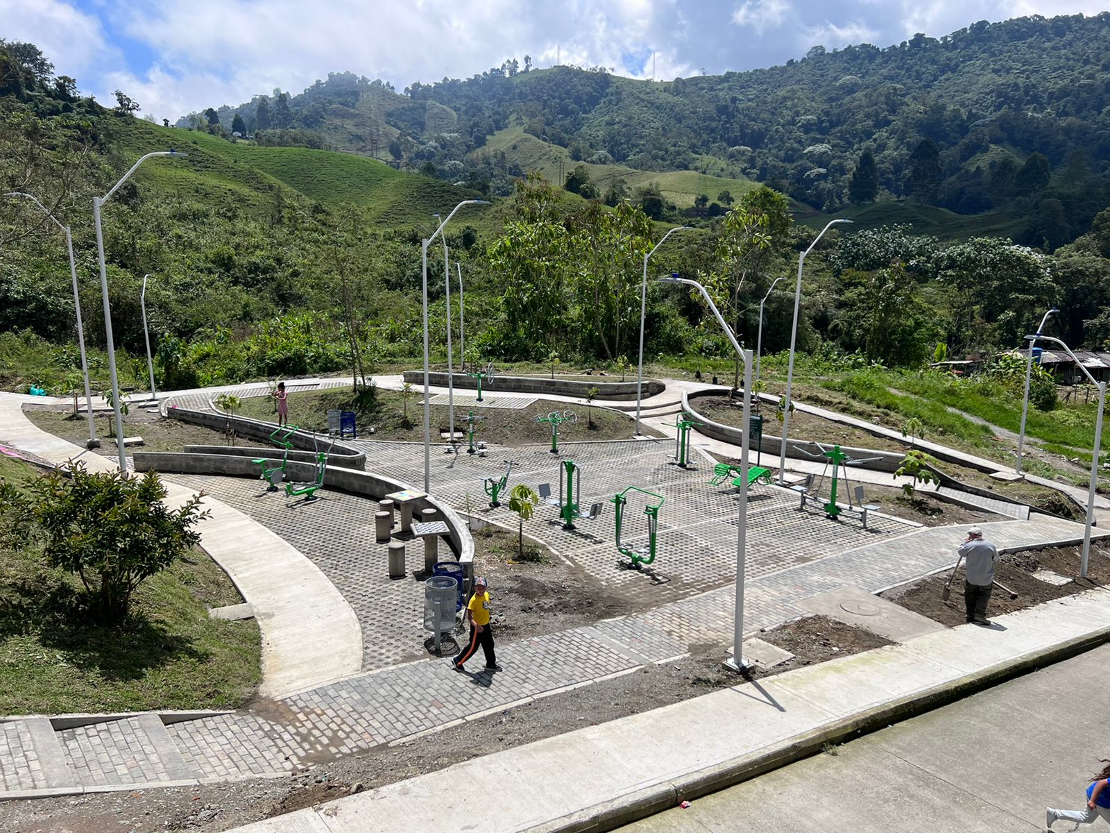 Parque Sacúdete - Urbanización San Sebastián. Foto: archivo prensa (MVCT) 