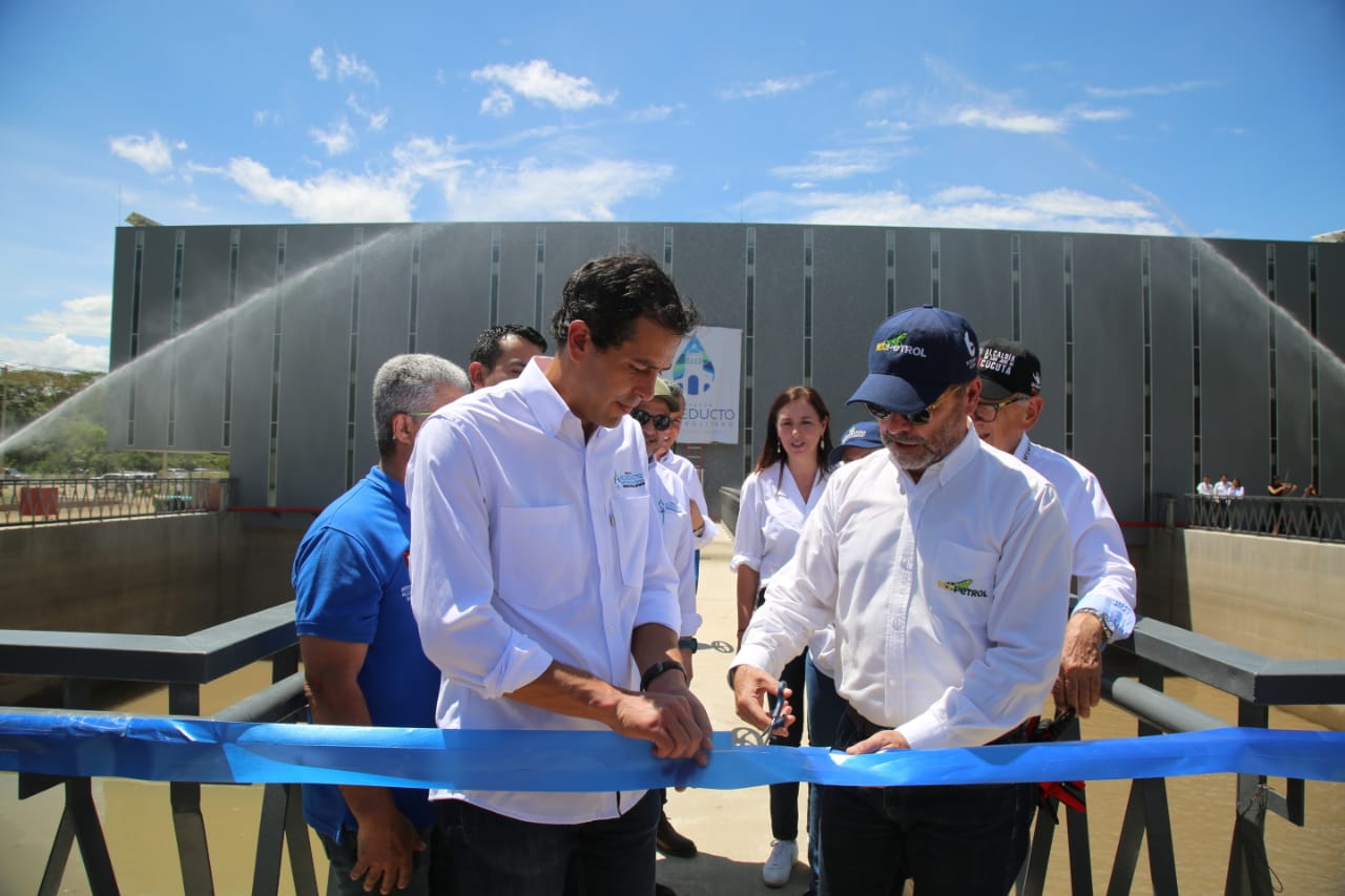 Esta megaobra de acueducto beneficiará cerca de 805 mil personas en Cúcuta, Villa del Rosario y Los Patios, en Norte de Santander. Foto: Sharon Duran (MVCT)