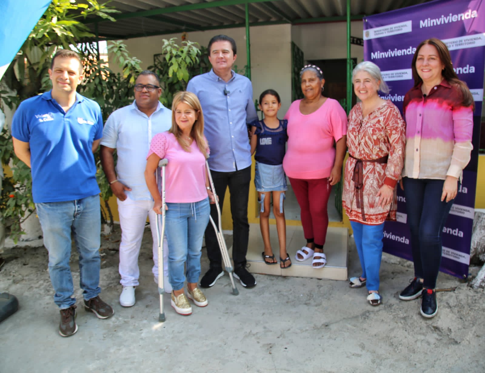 En Soledad, Atlántico, 327 familias se están beneficiando con el programa Cambia Mi Casa, con el cual se mejoran las viviendas. Fotos: Sharon Durán (MVCT).