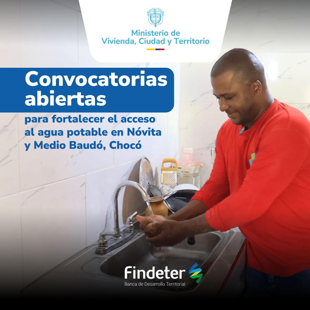 Fotografia convocatoria acceso al agua potable en Chocó