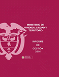 Portada informe de gestión 2016