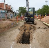 FOTOGRAFIA INICIO DE OBRAS DE ALCANTARILLADO CARTAGENA 01