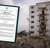 FOTOGRAFIA DECRETO PARA PROTEGER HOGARES AFETADOS POR EL TERREMOTO