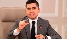 Intervención del ministro de Vivienda, Ciudad y Territorio, Jonathan Malagón,. Foto: cortesía Presidencia.