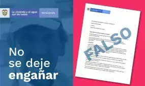 Con documentación falsa, inescrupulosos exigen dinero en cambio de falsas ayudas para acceder a subsidios de vivienda. Foto: MVCT.