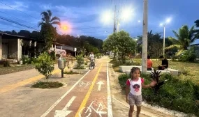 FOTOGRAFÍA INAUGURACIÓN DE OBRAS PARA BARRIOS DE PAZ EN NECOCLÍ, ANTIOQUIA