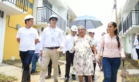 Beneficiarios de las primeras 100 viviendas en Mocoa conocen el que sera su nuevo hogar