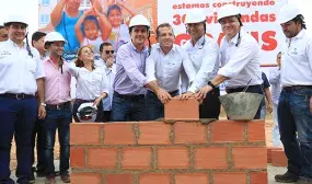 Hoy inicio la construccion de 940 casas gratis en Norte de Santander