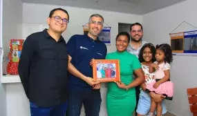 Entrega de mejoramientos de vivienda del programa Casa Digna Vida Digna en Barranquilla. Foto: Cortesía Jairo Rendón