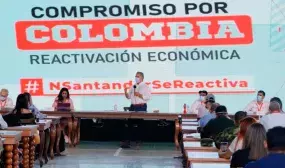 El presidente Iván Duque lideró el diálogo social Compromiso por Colombia en Ocaña, Norte de Santander. Foto: cortesía Presidencia de la República