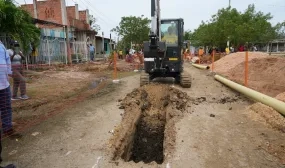 FOTOGRAFIA INICIO DE OBRAS DE ALCANTARILLADO CARTAGENA 01