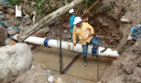 Minvivienda reporta avance de obras para el acueducto en Mocoa