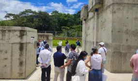 Recorrido por la PTAR en el corregimiento de Salónica, municipio de Riofrío, Valle del Cauca. Foto: archivo (MVCT)