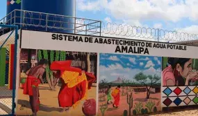 Anuncio de entrega de los módulos de pilas públicas de Romonero y Amalipa en el marco de Guajira Azul, además de la PTAP de San Juan del Cesar. Foto: René Valenzuela (MVCT)