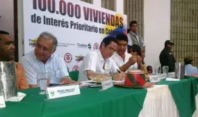 En la región Caribe, Vargas Lleras arrancó tercer ciclo de convocatorias para constructores del programa de viviendas gratis