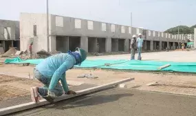Los programas de vivienda del gobierno nacional llevaron al país a alcanzar el mayor nivel en producción de cemento en la historia del país