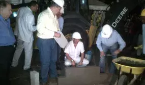 Presidente Santos y Ministro Germán Vargas Lleras pusieron primeras piedras de viviendas gratis en Suán y Baranoa, Atlántico