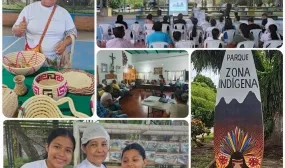 FOTOGRAFIA ENTREGA PARQUE RECREODEPORTIVO EN GUAINÍA