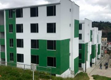 Urbanización Villa Aurora en Potosí, Nariño. Foto: Cortesía de la alcaldía de Potosí.
