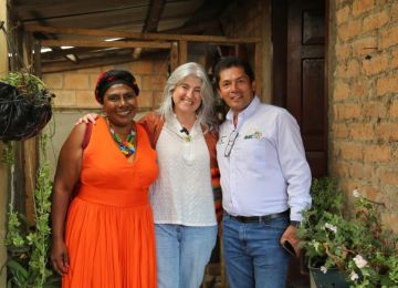 Inicia el programa Cambia Mi Casa liderado por organizaciones comunitarias en Cauca. Foto: Sharon Duran (MVCT)