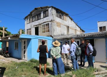 13.676 habitantes de San Andrés se beneficiarán con el plan maestro de alcantarillado pluvial en la cuenca hidráulica del Distrito 4. Foto: Sharon Durán (archivo MVCT).