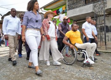 Ministra de Vivienda reitera que una de las prioridades del presidente Petro es el Plan Maestro de Acueducto y Alcantarillado de Quibdó. Foto: Sharon Durán (archivo MVCT).