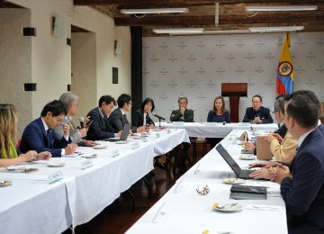 Fotografia reunión con la misión de la Agencia de Cooperación Internacional de Japón – JICA