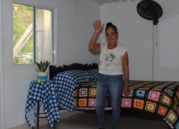 FOTOGRAFIA SANTAMARTA, MEJORAMIENTO DE VIVIENDA PARA GLADYS ARÉVALO VICTIMA DEL CONFLICTO